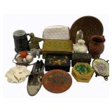 Lot of Assorted Items - Trinket Boxes & More