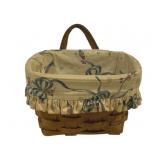 1992 Longaberger Basket w/ Liner 6 x 4 x 4