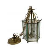 Vintage Hanging Light Fixture 12"