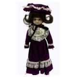 Vintage Doll w/ Stand - 16"