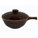 Vintage USA Stoneware Covered Dish - 12 x 9 x 6