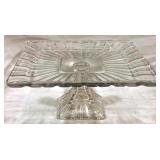 Crystal Cake Stand - 11 x 11 x 5.5