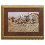 Smoke of a.45 Giclï¿½e by Fredric Remington