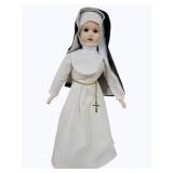 Nun Doll w/ stand 18" tall