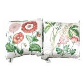 2 Throw Pillows - 15 x 15