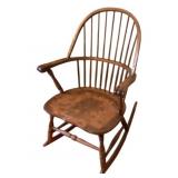 Wood Windsor Rocker - 25 x 30 x 36