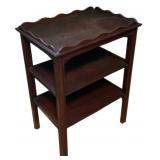 Wood 3-Tier Stand - 14 x 22 x 25