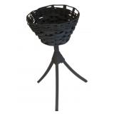 Wood Basket Planter Stand - 27 x 12