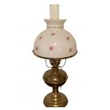 Antique Electric Hurricane Lamp - 24" Tall