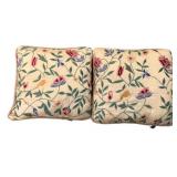 2 Throw Pillows - 15 x 15