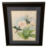 Framed Watercolor - Signed - 17 x 21