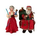 2 Clothtique Holiday Figures - 7"