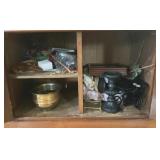 Cabinet Lot - Candle Holders, Decor & More