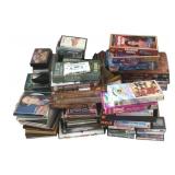 Assorted VHS, DVD, & Cassette Tapes