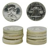 20 1962 Franklin Half Dollars