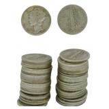 42 Mercury Head Dimes