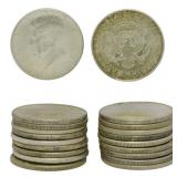 20 1964 Kennedy Half Dollars