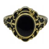 Black Opal Ring, Ring Size: 6.5