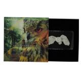 2020 1 Troy Silver oz Great Horned Owl Shaped Coin