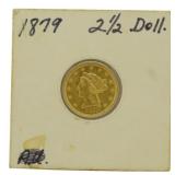 1879 Liberty Head 2 1/2 Dollar Coin