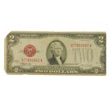 1928F 2 Dollar Note Red Seal