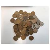 75 Wheat Pennies