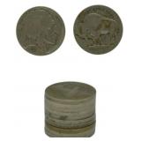 12 1930s Buffalo Nickels