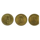 3 Presidential Dollars