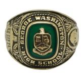 Balfour 10K Gold George Washington Class Ring
