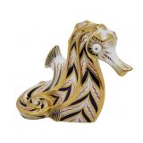 Royal Crown Derby Seahorse Figurine