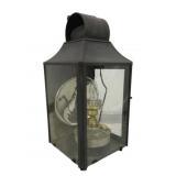 19th Century Vintage Tin Lantern - 21 x 9 x 9