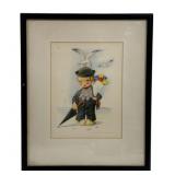 Jan Lavies Little Dutch Boy Framed Print