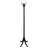 Carved Mahogany Hat Rack 68"