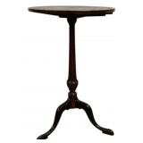 Vintage Banded Inlay Candlestand 28 x 17