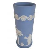 Vintage Wedgwood Jasperware Cylinder Spill Vase