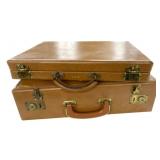 2 Vintage Leather Briefcases