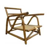 Mid-Century Rattan Chair - 29 x 31 x 30