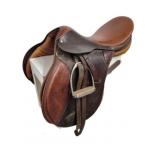 Vintage English Leather Saddle