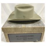 M.L Leddy & Sons Hat w/ Box - Size 7 5/8