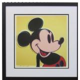 Mickey Mouse Yellow by Andy Warhol