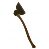 Antique Hewing Axe - 35" long, 11" head