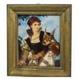 Rosenthal Framed Porcelain Tile 11x10