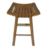 Wooden Stool - 14 x 17 x 25