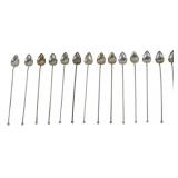 14 Sterling Silver Cocktail Mixers