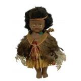 Vintage Maori Doll - 11" Tall