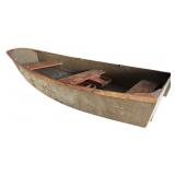 Vintage Wooden Rowboat 96 x 48