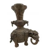 Bronze Elephant Statue  - 11 x 10