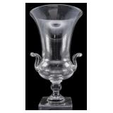 Steuben Campagna Form Crystal Vase 11"