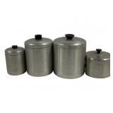 4 Vintage Kitchen Canisters