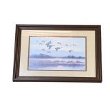 John W Taylor Framed Duck Print